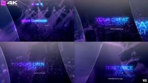 The Great Music Event v2 Video Displays template preview
