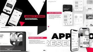 Videohive Black and White Website Promo Product Promo template preview