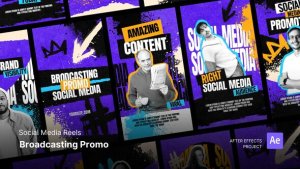Reels - Broadcasting Promo Broadcast-packages template preview