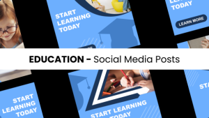 Videohive Education - Social Media Posts Elements template preview