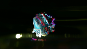 Videohive Cyber Neon Logo Reveal Logo Stings template preview