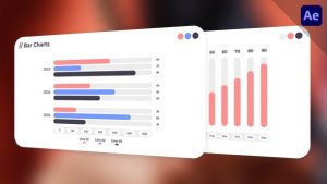 Videohive Bar Graph Chart Infographics Infographics template preview
