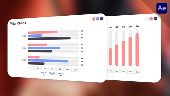 Videohive Bar Graph Chart Infographics Infographics template preview