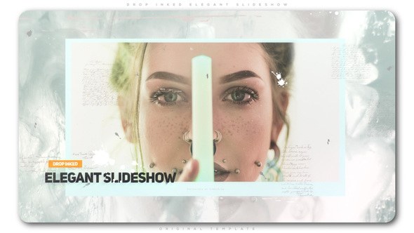 Videohive Drop Inked Elegant Slideshow Openers template preview