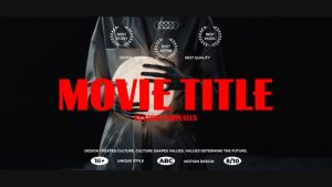 Videohive Film Cinematic Titles Product Promo template preview