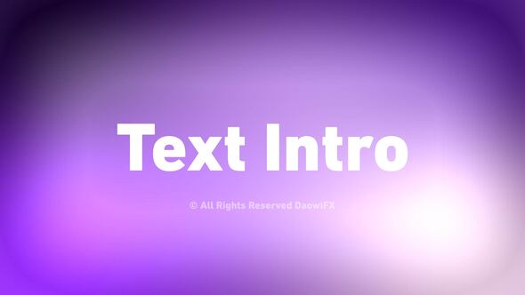 Videohive Text Intro 59719707 Titles template preview