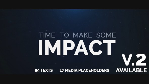 Cinematic Typo Intro Video Displays template preview