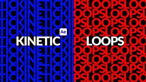 Videohive Kinetic Loop Titles Titles template preview