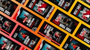 Videohive Rustic Christmas Fashion Instagram Reel Product Promo template preview