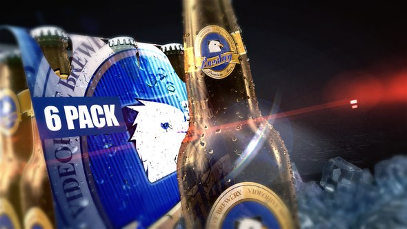 Beer - Soft Drink Commercial Video Displays template preview