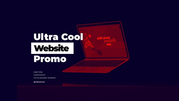 Ultra Cool Web Promo - Website Promotion Video Video Displays template preview