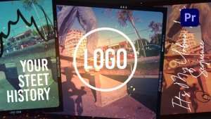 Urban Freeze Frame Logo Reveal Premiere Pro template preview