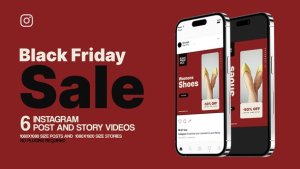 Videohive Black Friday Sale Instagram Promo Product Promo template preview