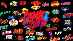 Videohive Comic Text FX 22459420 Titles template preview