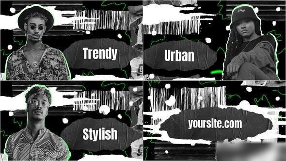 Videohive Grunge Hip-Hop Opener Openers template preview