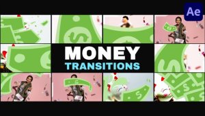 Videohive Money Transitions | After Effects Elements template preview
