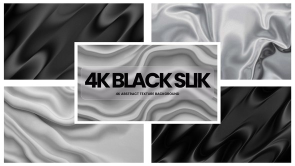 Videohive 4K Black Silk Background Elements template preview