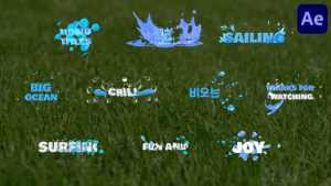 Videohive Liquid Titles | After Effects 51118690 Titles template preview