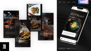 Videohive Food Reels Product Promo template preview