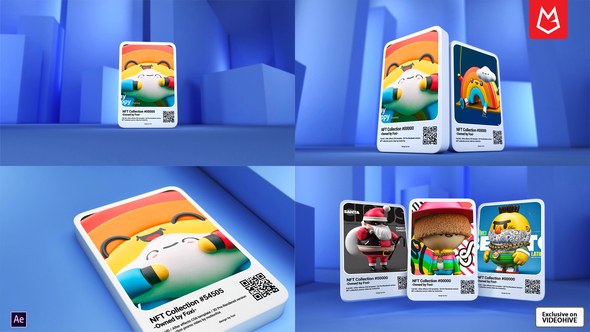 Videohive NFT Collection Promo Mockup Product Promo template preview