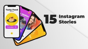 Instagram Stories Collection Video Displays template preview