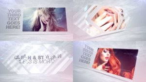 Videohive Clean Fashion Slideshow Video Displays template preview