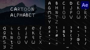 Videohive Cartoon Alphabet | After Effects 33475668 Elements template preview