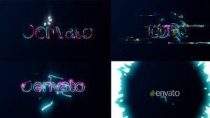 Videohive Electric Glitch Logo 20372575 Logo Stings template preview