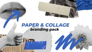 Videohive Paper & Collage Branding Pack Elements template preview