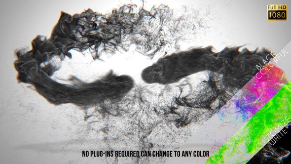 Videohive Particle Trail Reveal Logo Stings template preview