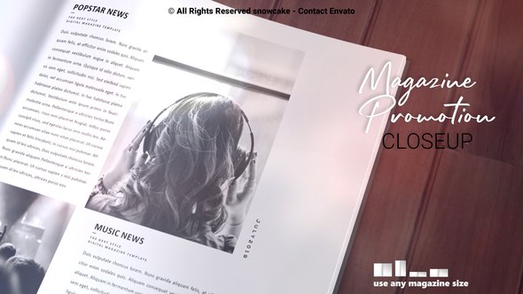 Videohive Magazine Promotion - Closeup Product Promo template preview