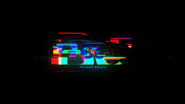 Videohive Glitch Logo Sting Logo Stings template preview