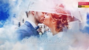 Videohive Marriage Made in Heaven | Wedding Invitation | Wedding Opener | Wedding Slideshow Openers template preview