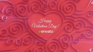 Videohive Quilling Heart Opener Openers template preview