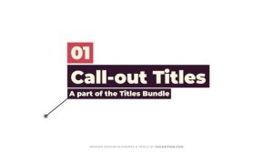 Videohive Titles - Callouts Titles template preview