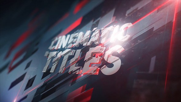 3D Plates Titles Video Displays template preview