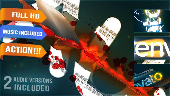 Videohive Film Game Production Logo Title Openers template preview