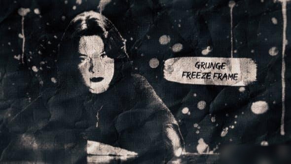 Videohive Grunge Freeze Frame Openers template preview