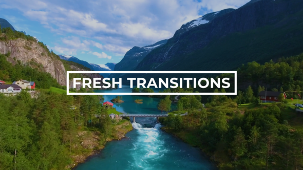 Videohive Fresh Transitions 43220406 Broadcast-packages template preview