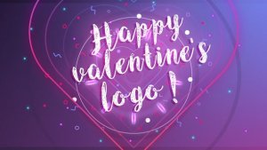 Videohive Happy Valentine logo Logo Stings template preview
