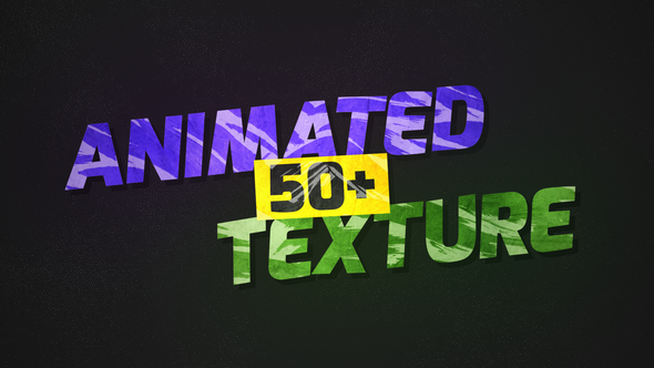 Videohive Animated Texture Elements template preview