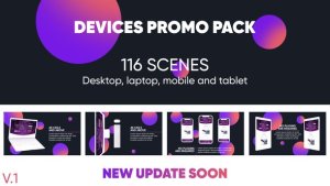 Devices Website Promo Pack Video Displays template preview