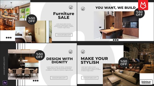 Videohive Furniture Promo Slides Product Promo template preview
