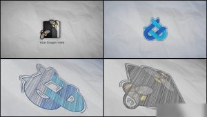 Videohive Pencils logo Reveal Logo Stings template preview