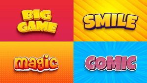 Videohive Text Effect - Cartoon Style 03 Titles template preview