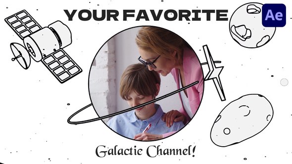 Videohive Cosmic Cuties Opener Openers template preview