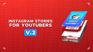 Instagram Stories For YouTubers v.2 Video Displays template preview