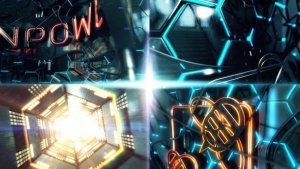 Videohive Neon Power Logo Opener Logo Stings template preview
