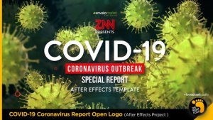 Videohive COVID-19 Coronavirus Report Open Logo Openers template preview