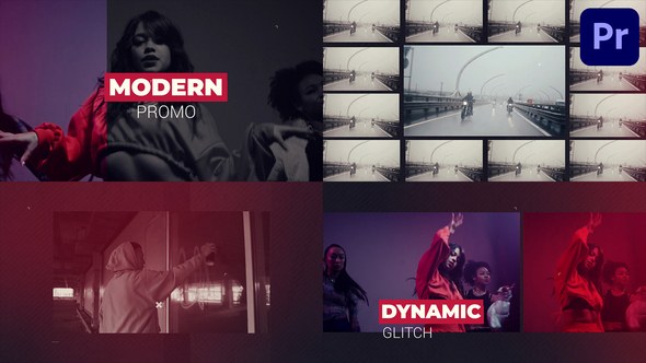 Modern Dynamic Promo for Premiere Pro Premiere Pro template preview